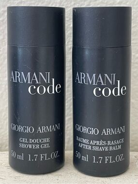 Armani Code Travel Size After Shave Balm & Shower Gel